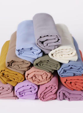 Pearl chiffon scarf womens headscarf 珍珠雪纺围巾女头巾