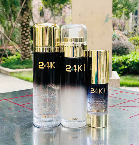 蜜都24K黄金焕颜水乳精华液面霜护肤品套装正品玻尿酸洗面奶眼霜 - 图0