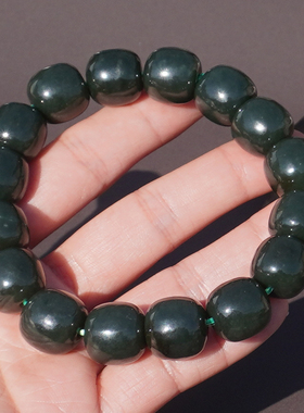 方言和田玉新疆油润高脂蓝调手串