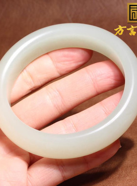方言新疆且末高油无结构白玉手镯