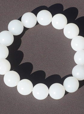 方言和田玉新疆高油高糯白玉手串