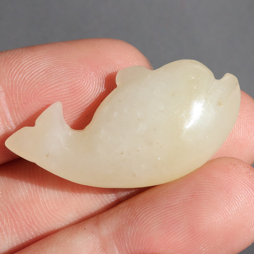 亏麻了方言和田玉佩戴级新疆且末料油润细腻糖白玉小鱼吊坠挂件A8,淘宝优惠券,粉丝福利购,淘宝优惠卷