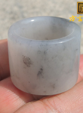新疆羊脂白玉籽料扳指