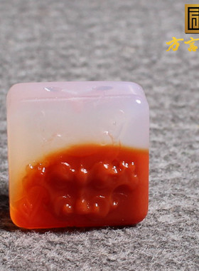 方言云南保山柿子红南红锁骨坠