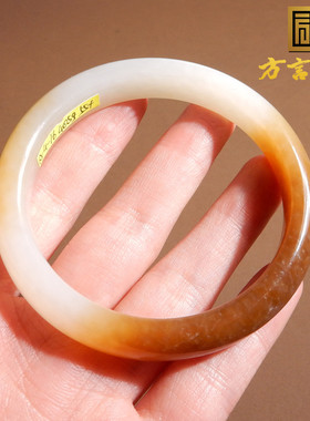 新疆细润且末糖白玉内径55mm手镯