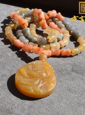 克拉玛依乌尔禾金丝玉吊坠挂件