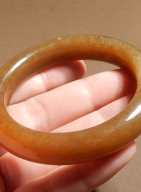 抢疯了方言和田玉精品且末料特色油润双色全糖玉卡53mm精美手镯s2