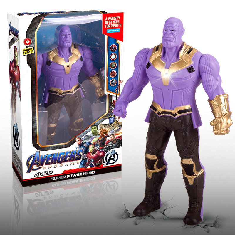 万圣节cosplay演出大人表演道具发光面具灭霸无限手套 复仇者联盟