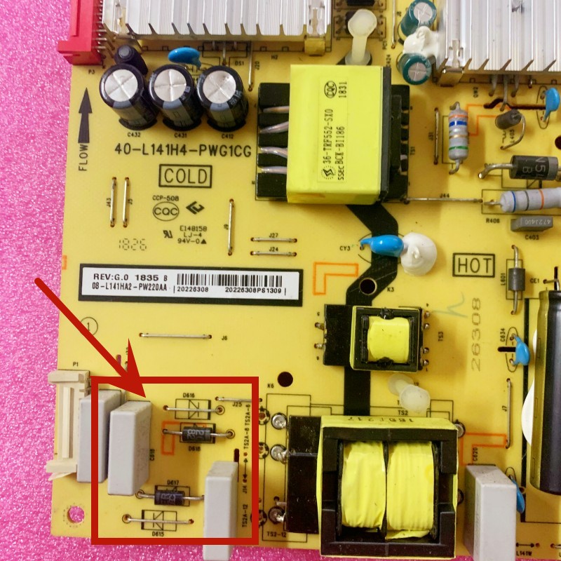 原装TCL 65L2 55C5电源板40-L141W4/H4-PWB1CG/ PWF1CG/PWC1CG - 图0