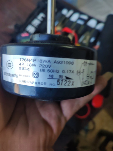 适用松下空调内风机T26N4P13WA/18WA A921097电机6 线马达13W220V - 图1