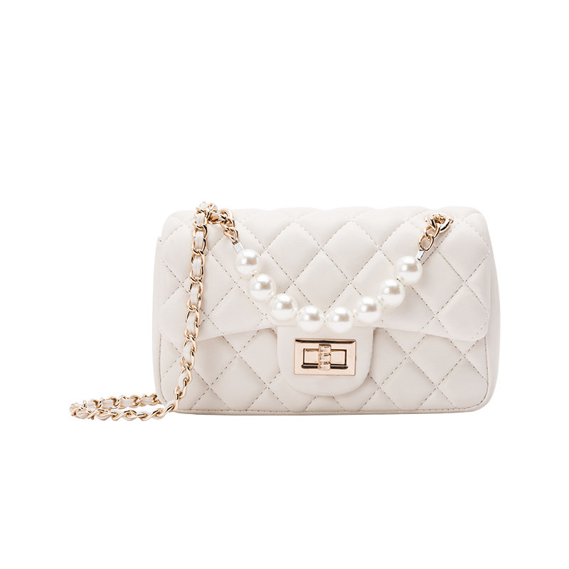 森马包包女高级感斜挎包新款小香风白色单肩包小众珍珠质感腋下包,淘宝优惠券,粉丝福利购,淘宝优惠卷