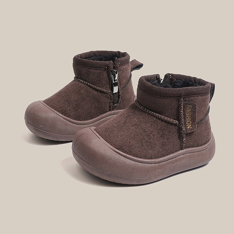 婧麒儿童雪地靴冬季新款男女宝宝棉靴加绒保暖大棉鞋加厚小童短靴,淘宝优惠券,粉丝福利购,淘宝优惠卷