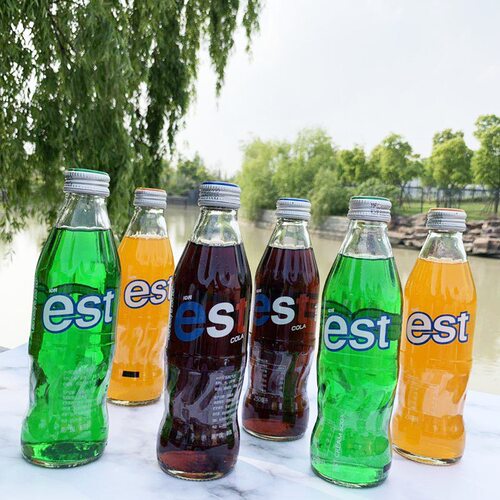 250ml*12瓶泰国进口碳酸饮料est可乐苏打绿奶油味EST可乐橙汁汽水 - 图1