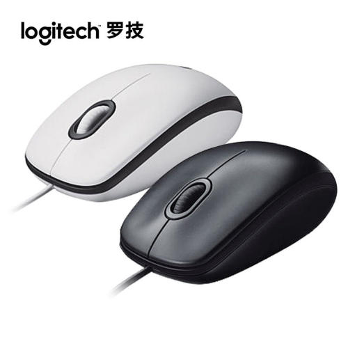 罗技M100r有线鼠标M91P办公商务M90升级款电脑家用办公游戏手滑鼠 - 图2