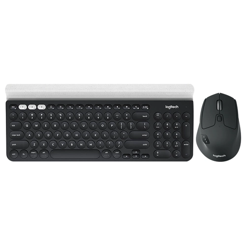 Logitech, беспроводная клавиатура, мышка, комплект, ноутбук, bluetooth