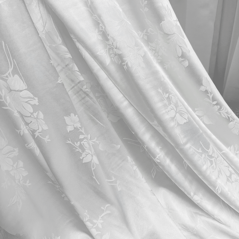 中国风提花缎面料夏季连衣裙衬衫旗袍古装白色大提花汉服古装布料,淘宝优惠券,粉丝福利购,淘宝优惠卷