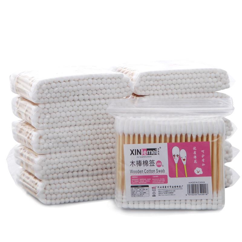 家用一次性双头棉签掏耳朵棉花棒卸妆化妆卫生棉家庭清洁木棒棉球,淘宝优惠券,粉丝福利购,淘宝优惠卷
