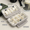 Jewelry storage box Anti-oxidation hand decoration split jewelry box Large capacity necklace earring box ring jewelry box