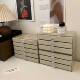 Anti-oxidation flocking jewelry box multi-layer large-capacity jewelry bracelet necklace earrings earrings earrings ring storage box