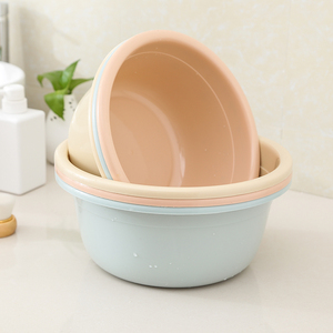 两个装加厚塑料洗脸盆家用