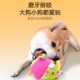 Dog vocal toy ball relieves boredom, pet bite-resistant, energy-consuming and molar plush ball, side shepherd Shiba Inu Corgi