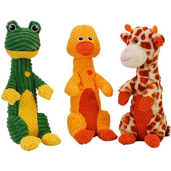 Dog vocal toy, cute little duck to accompany teething