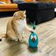 Cat toy tumbler cleans teeth and grinds teeth, self-excites, relieves boredom and leaks food, funny cat stick, swinging ball, British short kitten consumes physical energy