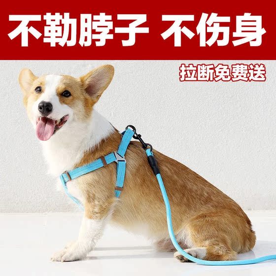 Dog leash adjustable harness dog walking chain