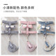 Pet cat traction rope cute bow cat walking rope blue kitten goes out to prevent breaking away special chest and back cat chain