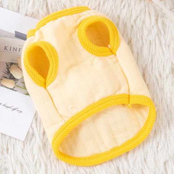 0 to 3 months old kitten clothes, kittens and dogs, ultra-small German velvet autumn and winter anti-shedding kitten warm vest
