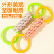 Pet cotton rope teething super bite-resistant molar stick rubber ring woven large dog interactive companion dog tug-of-war toy