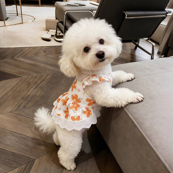 Pet dog clothes thin anti-shedding cat flower vest dress small dog Bichon Teddy 2026 new style