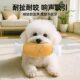 Pet dog plush toy, sound-resistant, bite-resistant and molar-resistant puppy, self-pleasure and boredom relief artifact, Bichon Frize Teddy, special for puppies