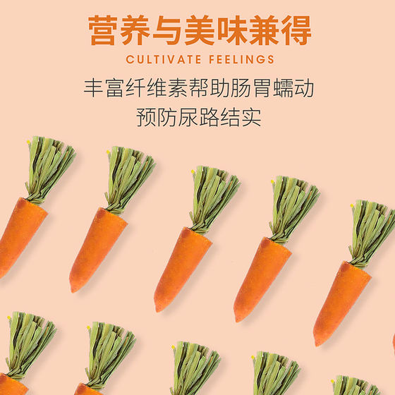 Hamster teething stick snacks golden bear carrot rabbit grindstone grass cake special toys for teething landscaping teething stick