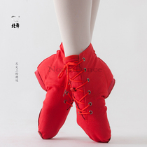 North Dance Jazz Dance Shoes High Bunch Dance Shoes Practice Shoes Jazz Boots Ballet Dancer Dance Women Shoes Canvas Indoor Fitness Shoes