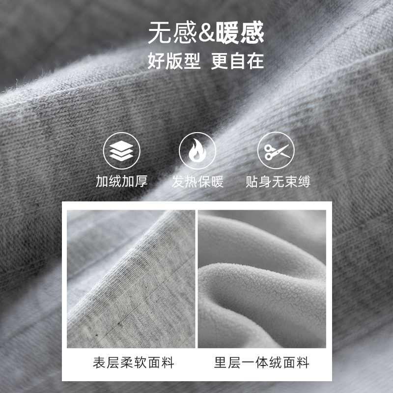 顶瓜瓜男童女童秋衣秋裤儿童保暖纯棉内衣中大童宝宝加绒加厚套装