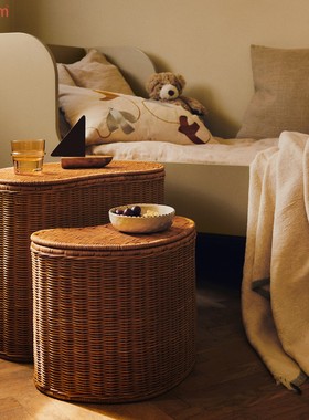 Ferm Living Opty装饰船创意原木风家居艺术摆件客厅玄关桌面装饰