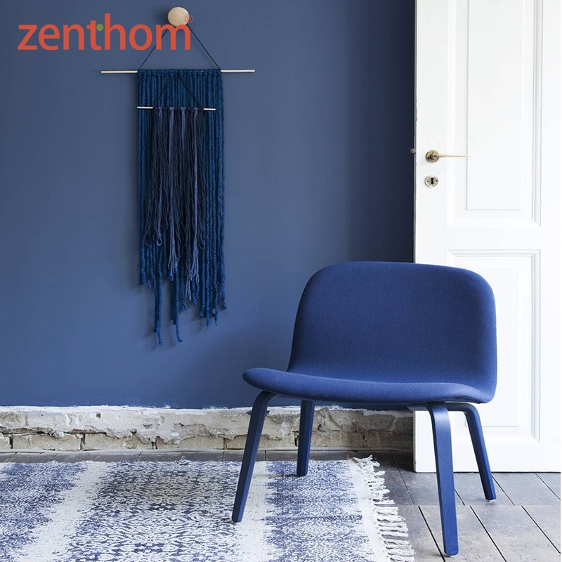 zenthom/Muuto VISU Chair实木软垫餐椅办公椅单人沙发椅 - 图1