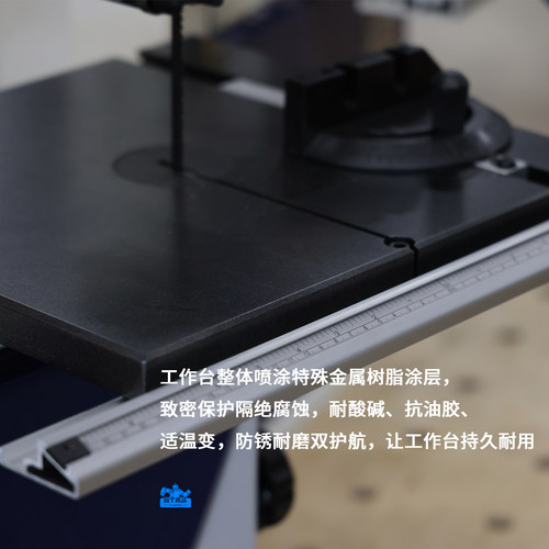 锐肯RIKON 10”木工豪华带锯10-3062拉花锯DIY入门防锈台面靠山 - 图3