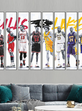 nba球星科比防水男生装饰贴画