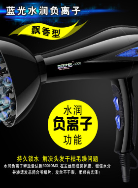 家用3000w大功率发廊电吹风筒