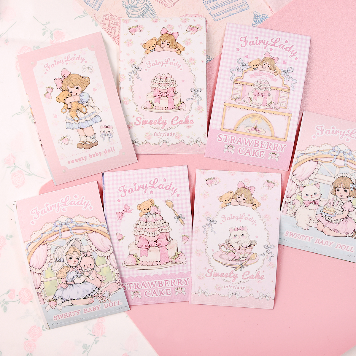 少女志原创封口贴折页卡头圆贴出卡打包材料不干胶哑膜送礼物文创