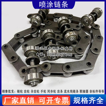 Industrial Spraying Chain Pitch 50 8 Jig 2082HHP hanging chain plant Direct roller conveying chain