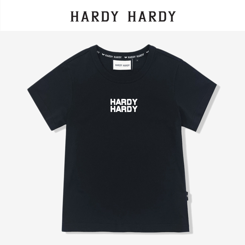 HARDY HARDY官方正品2023夏新款字母LOOG短袖t恤女半袖体恤上衣 - 图2