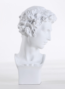 北欧现代复古人像大卫雕塑小摆件创意书房客厅电视柜样板房装饰品