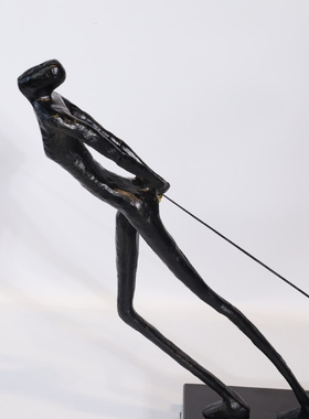 简约现代风黑色售楼处软装饰品