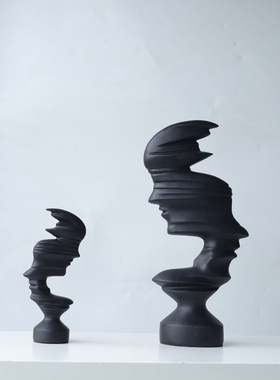 树脂装饰创意玄关抽象人形