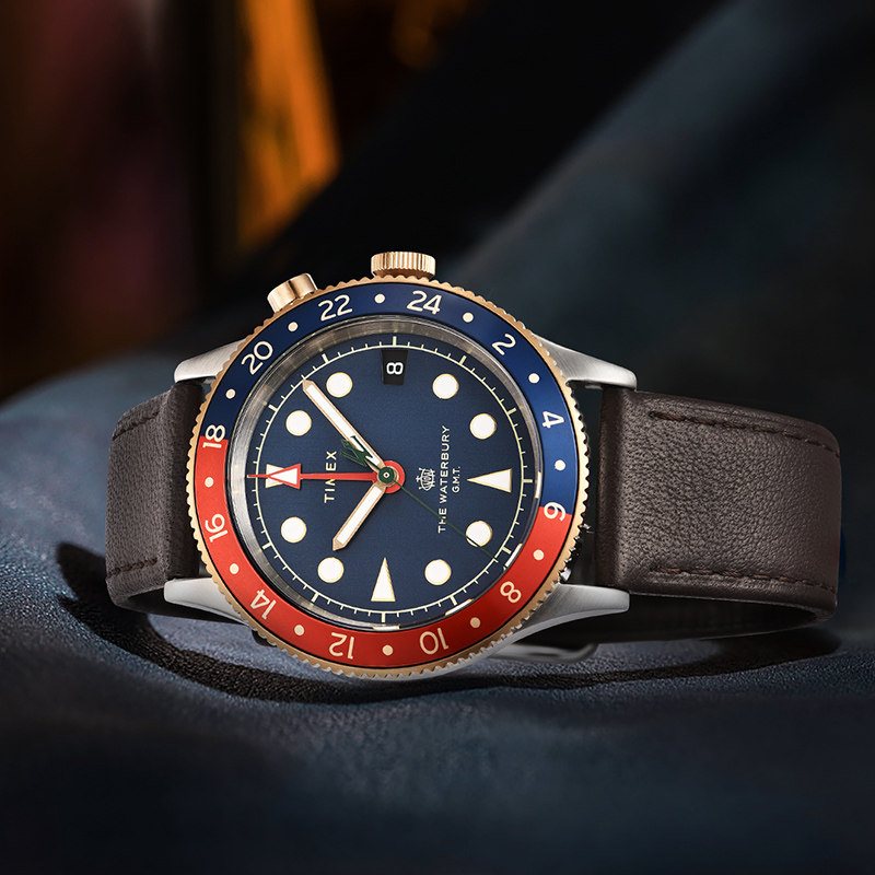 TIMEX天美时手表男绿水鬼经典复古时尚休闲简约男士腕表TW2U90500