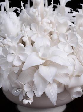 东方泥土省级大师徐才提陶瓷摆件《国色天香》客厅装饰艺术收藏品