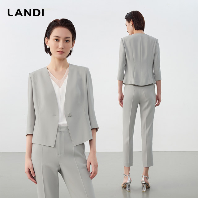 LANDI acetate ຊຸດແຂນກາງຄໍ V